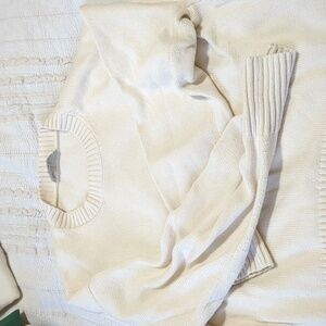 Everlane organic cotton crew boyfriend sweater size M